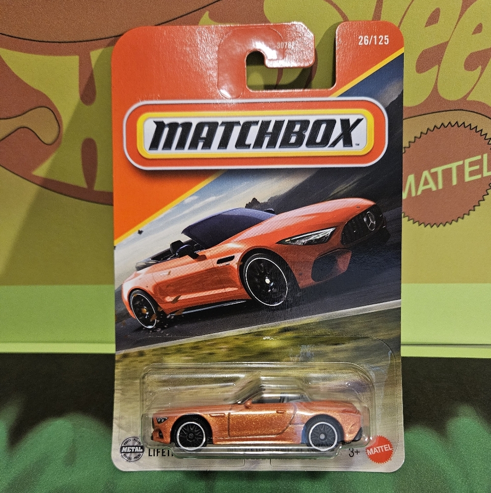 Matchbox Mercedes AMG SL 63 Metallic Orange Convertible